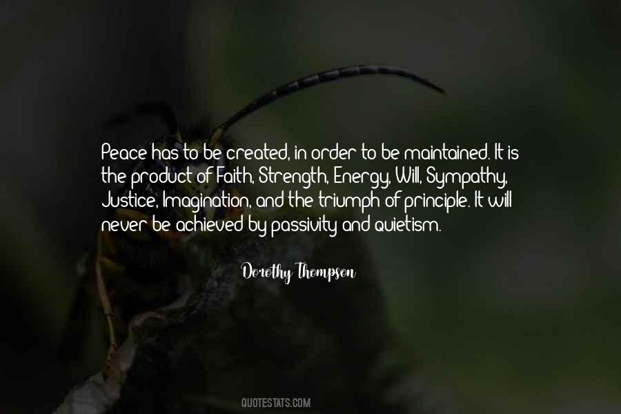 Peace And Order Quotes #1008781