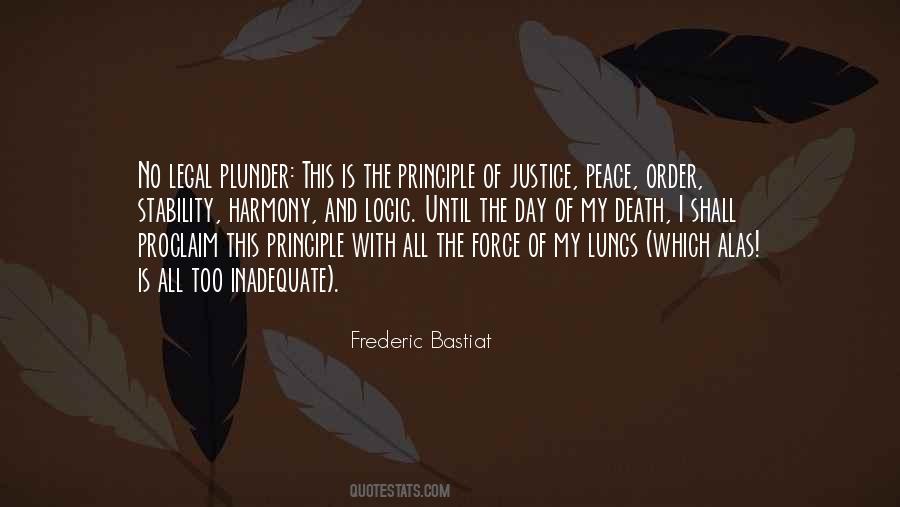 Peace And Order Quotes #1292065