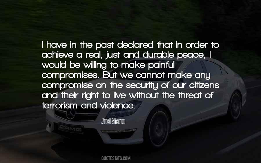 Peace And Order Quotes #169869