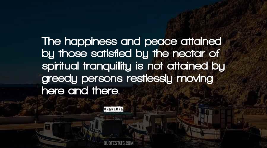 Peace And Tranquillity Quotes #1593418