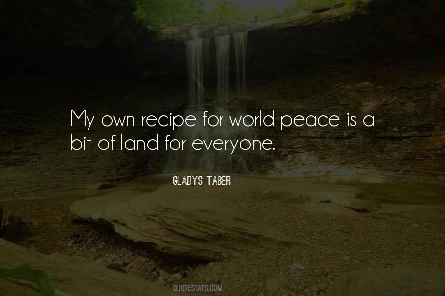 Peace For Everyone Quotes #1006409