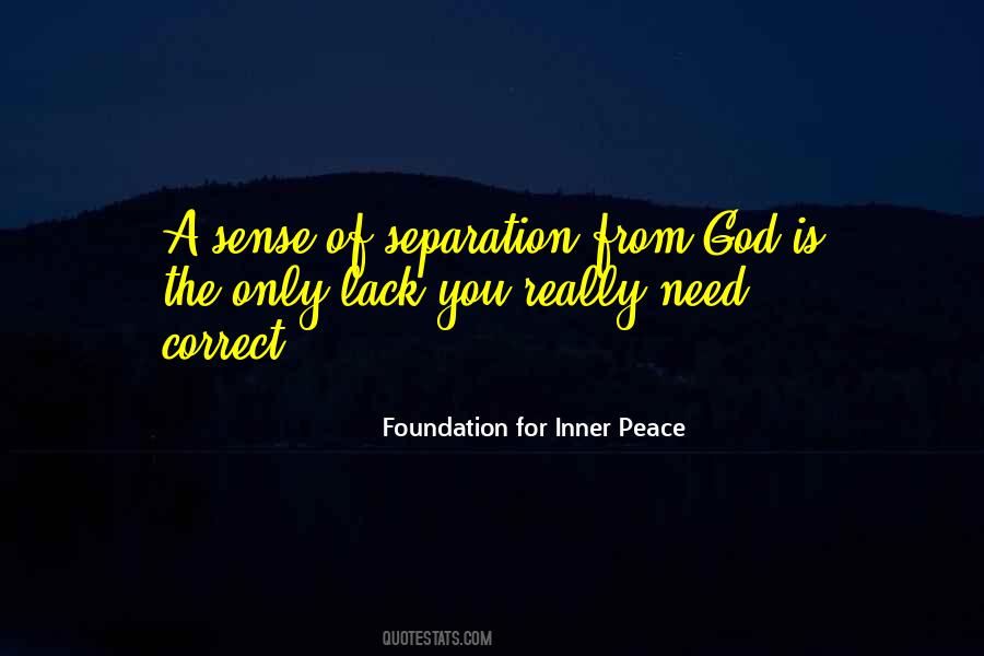 Peace From God Quotes #300887