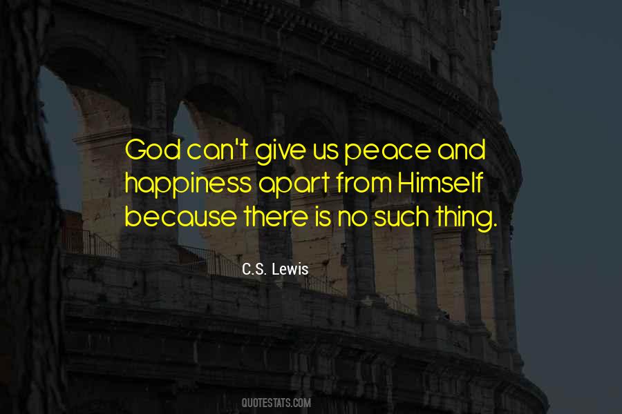 Peace From God Quotes #887345