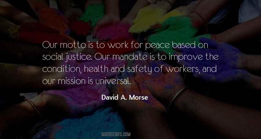 Peace Health Quotes #1037293