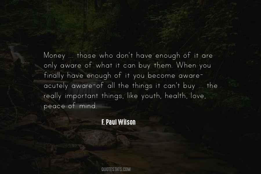 Peace Health Quotes #1080233