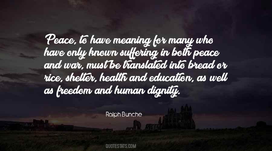 Peace Health Quotes #1147069
