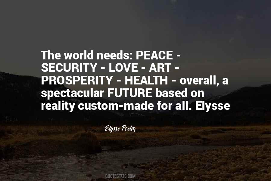 Peace Health Quotes #1418299