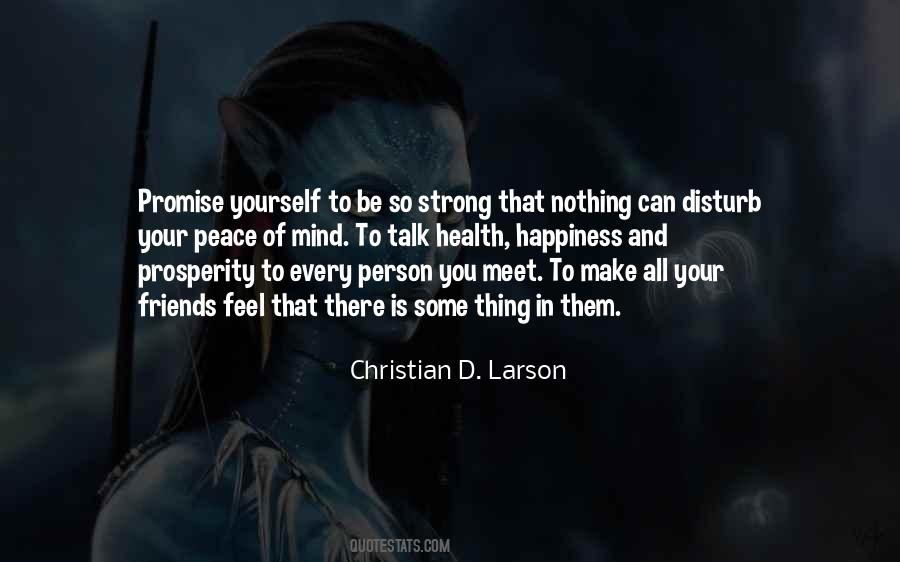 Peace Health Quotes #1621583