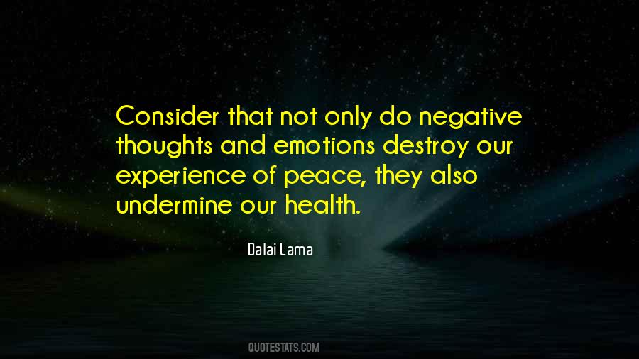 Peace Health Quotes #362464