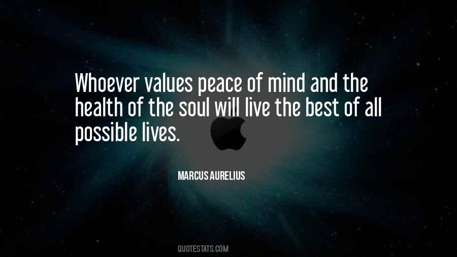 Peace Health Quotes #817929