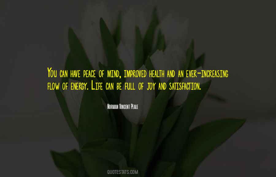 Peace Health Quotes #865890