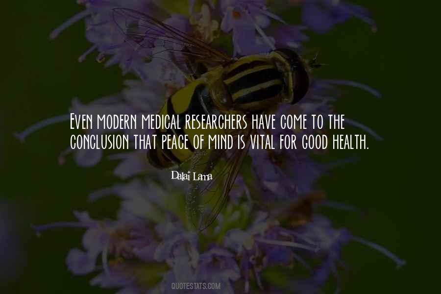 Peace Health Quotes #955701