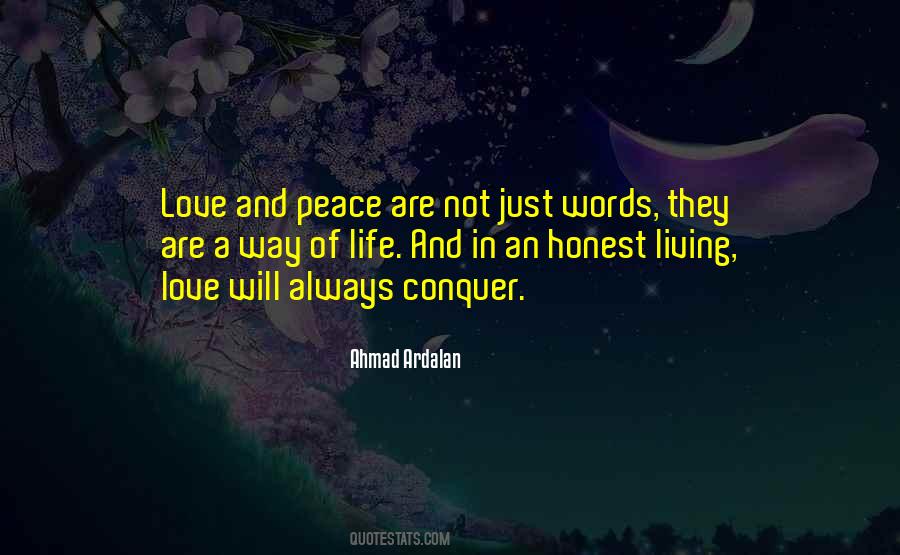 Peace Hope And Love Quotes #643919