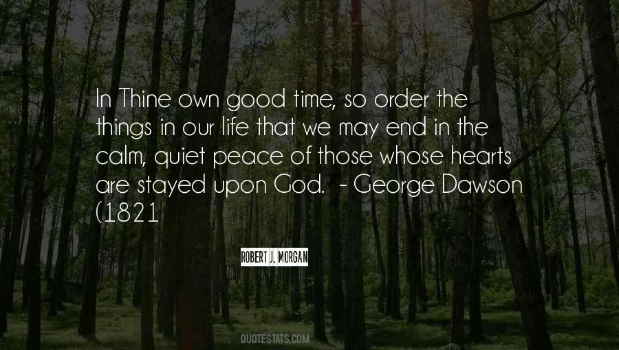 Peace In God Quotes #350147