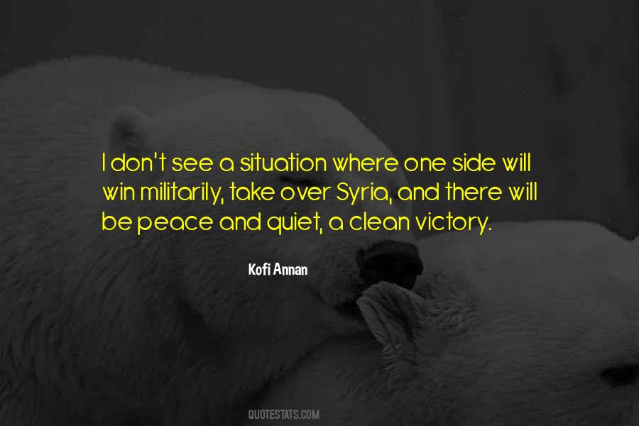 Peace In Syria Quotes #1498144