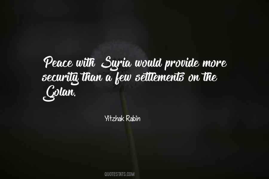 Peace In Syria Quotes #333175