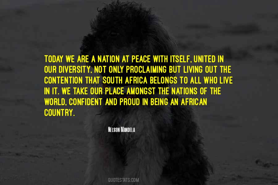 Peace In The Country Quotes #1145765