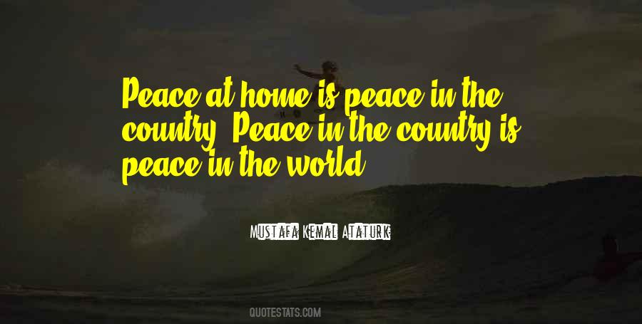 Peace In The Country Quotes #429127