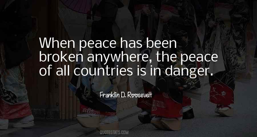 Peace In The Country Quotes #600402