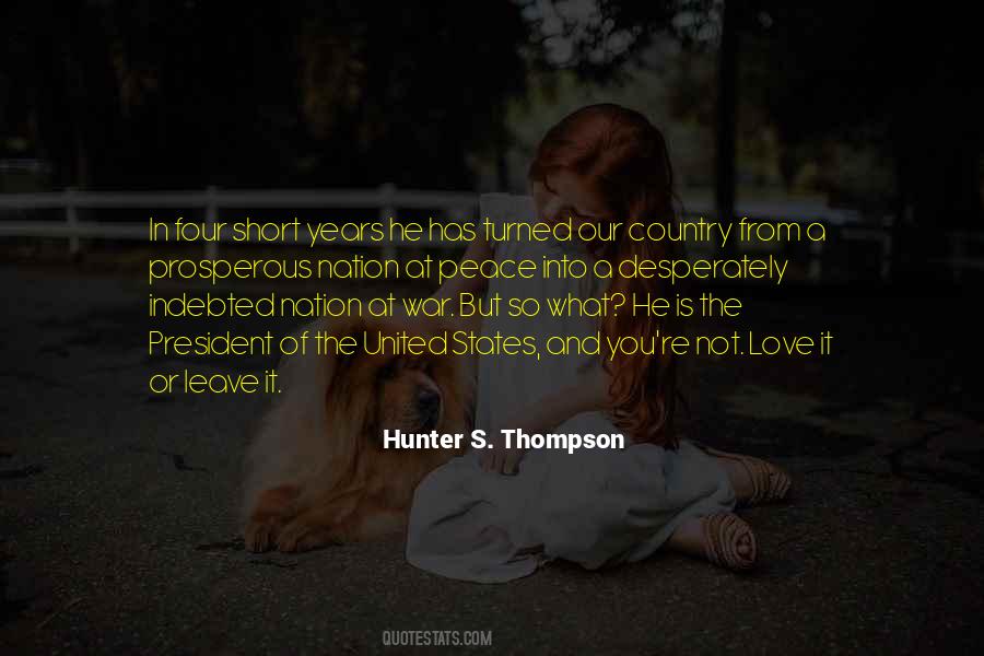 Peace In The Country Quotes #723177