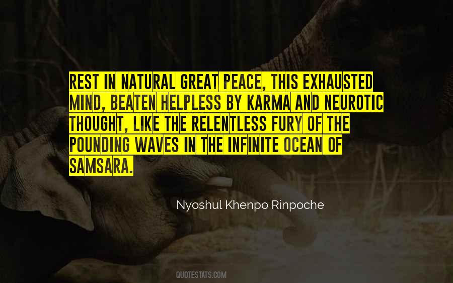 Peace In The Ocean Quotes #17529