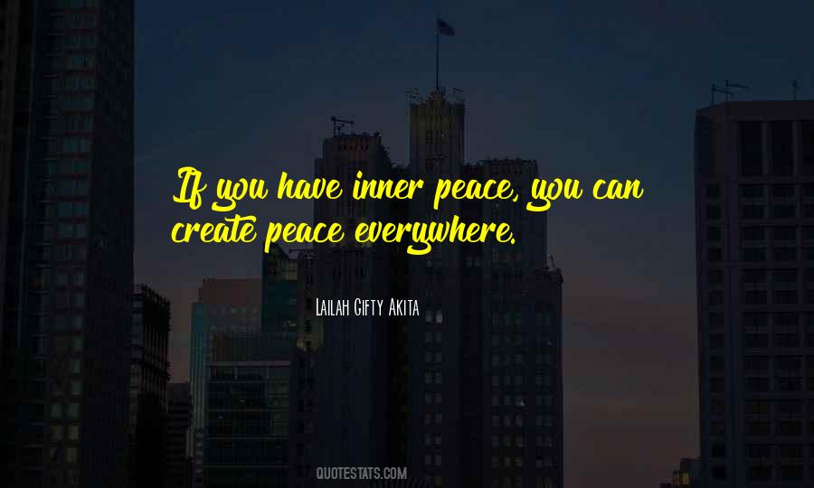 Peace Inner Quotes #19324