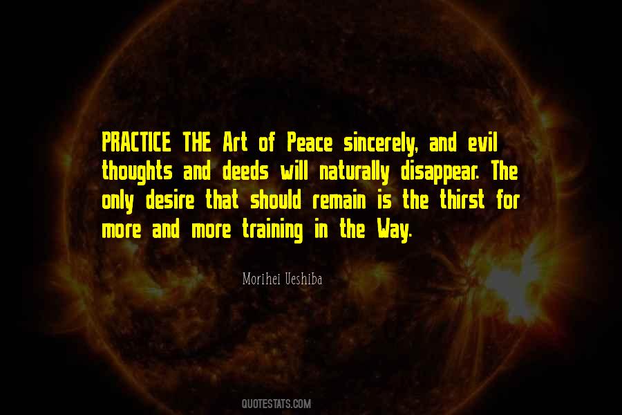 Peace Is The Only Way Quotes #264670
