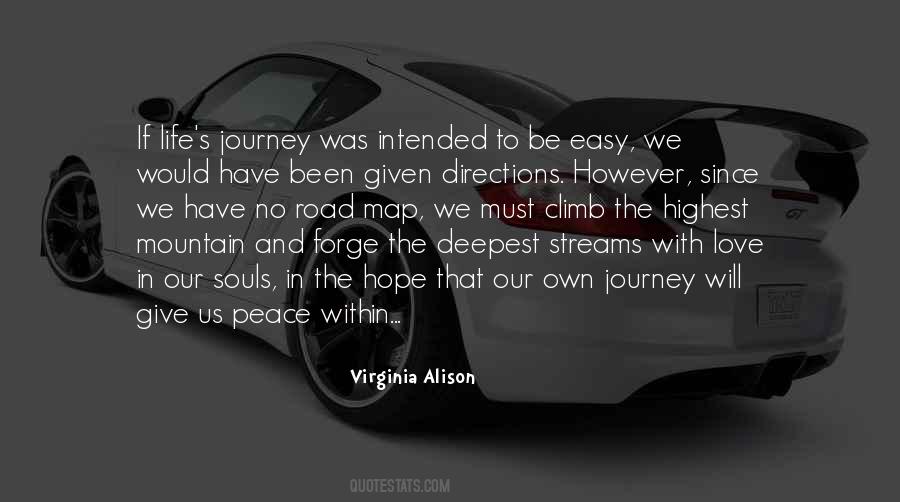 Peace Journey Quotes #425266