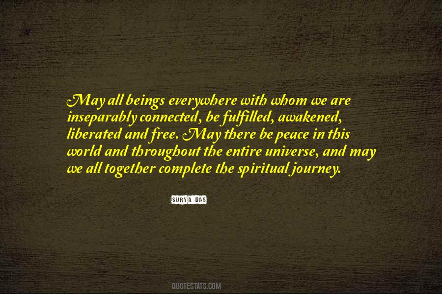 Peace Journey Quotes #4629