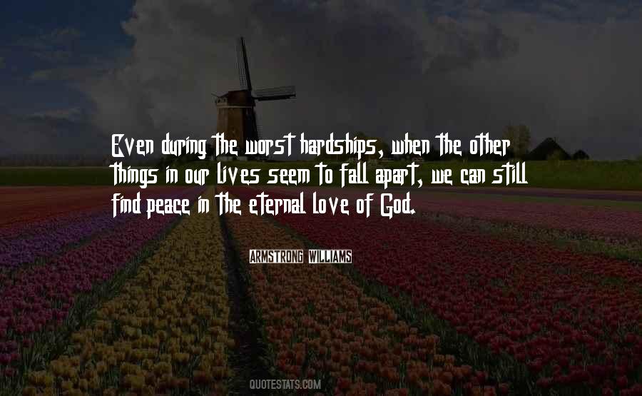 Peace Love God Quotes #725141
