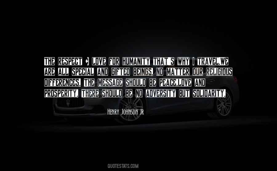 Peace Love Prosperity Quotes #79382