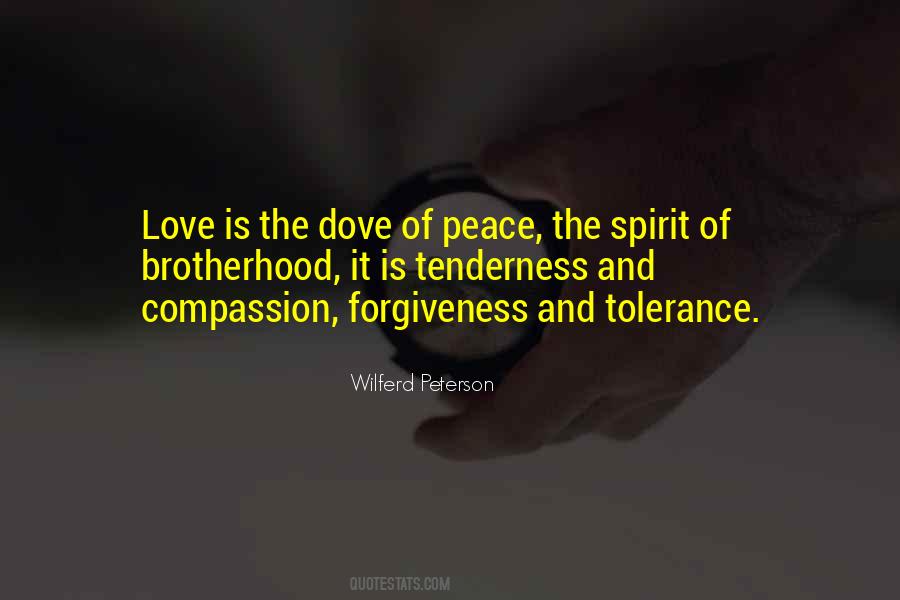 Peace Love Tolerance Quotes #800712