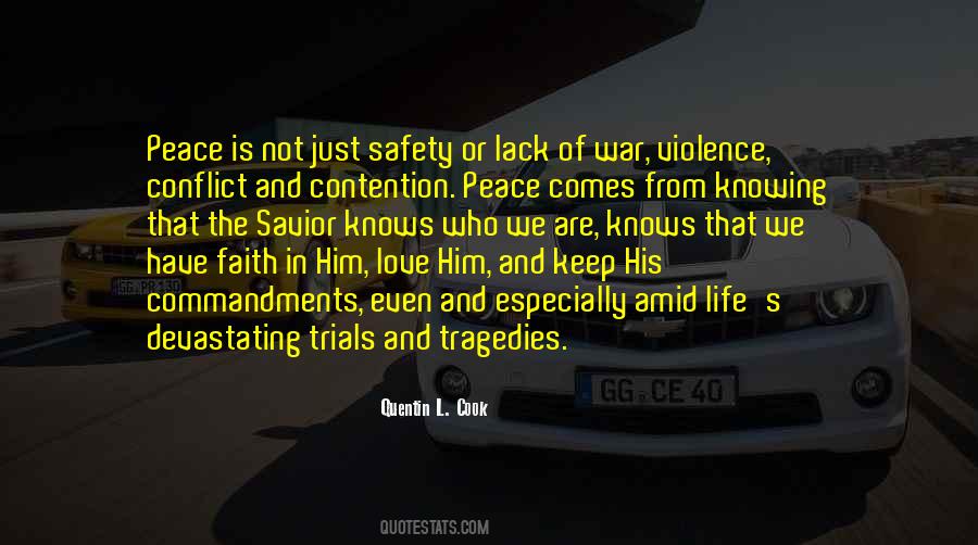 Peace Love War Quotes #218780
