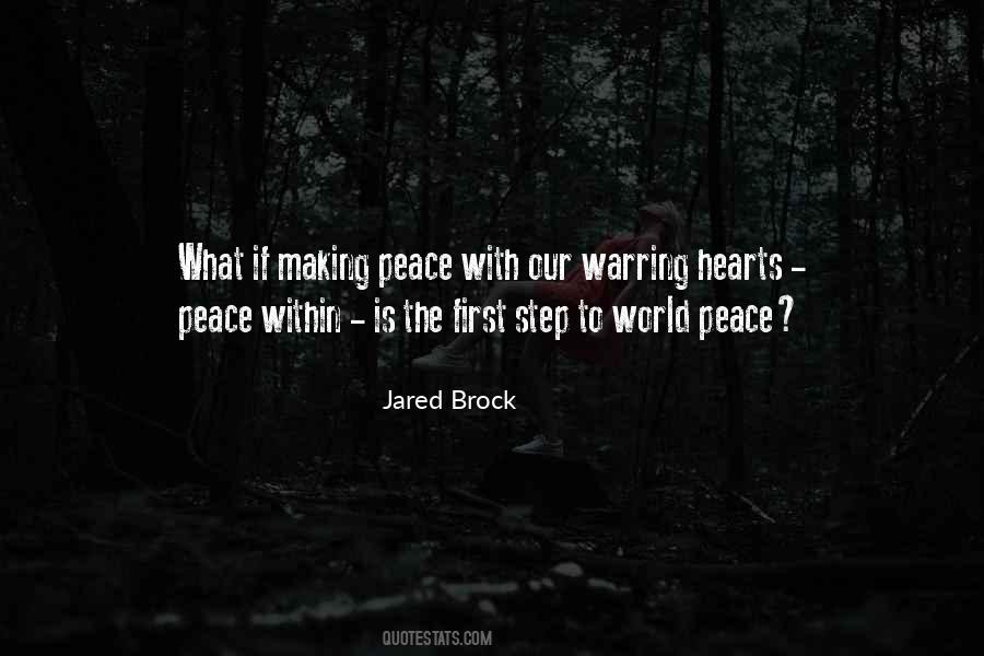 Peace Making Quotes #710068