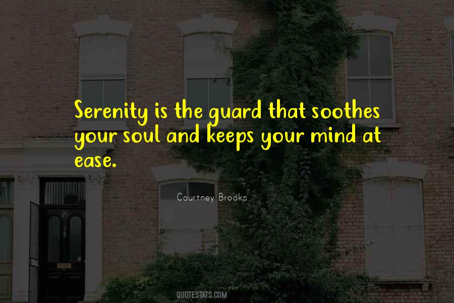 Peace Of Mind And Soul Quotes #1557351