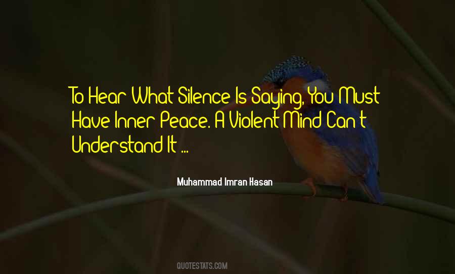 Peace Of Mind And Soul Quotes #1630433