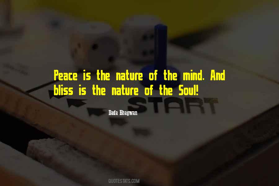 Peace Of Mind And Soul Quotes #1744337