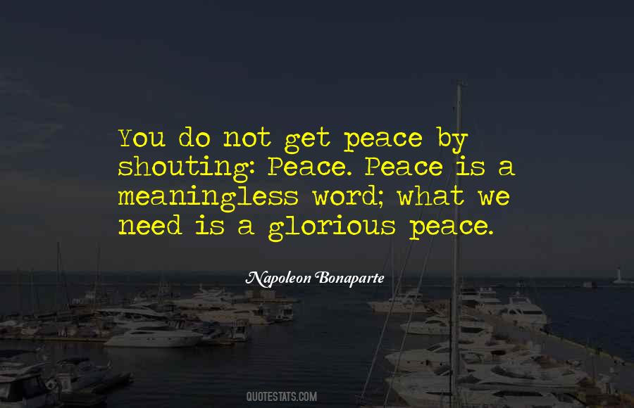 Peace Peace Quotes #1597511