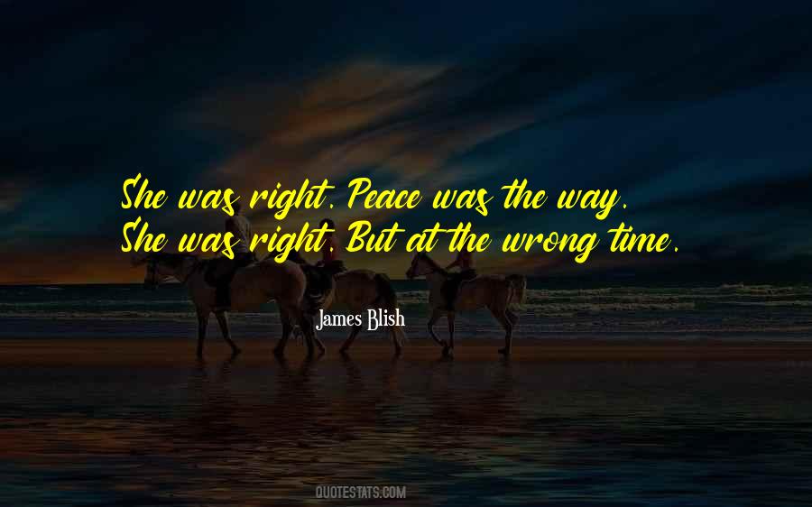 Peace Time Quotes #85671