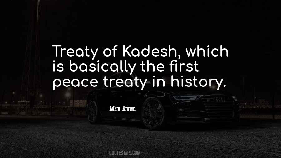 Peace Treaty Quotes #191492