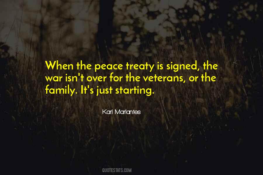 Peace Treaty Quotes #896049