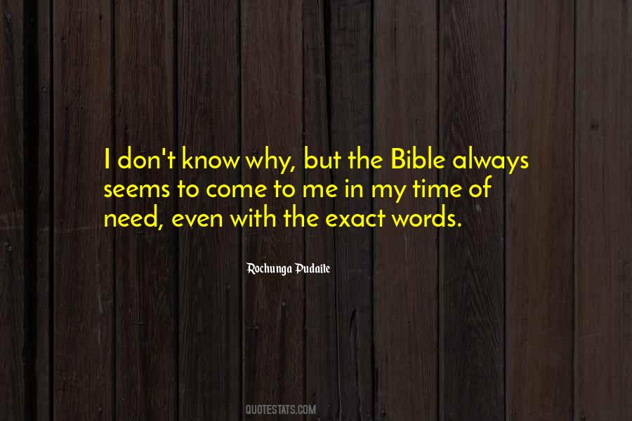 Quotes About Bible Words #151322