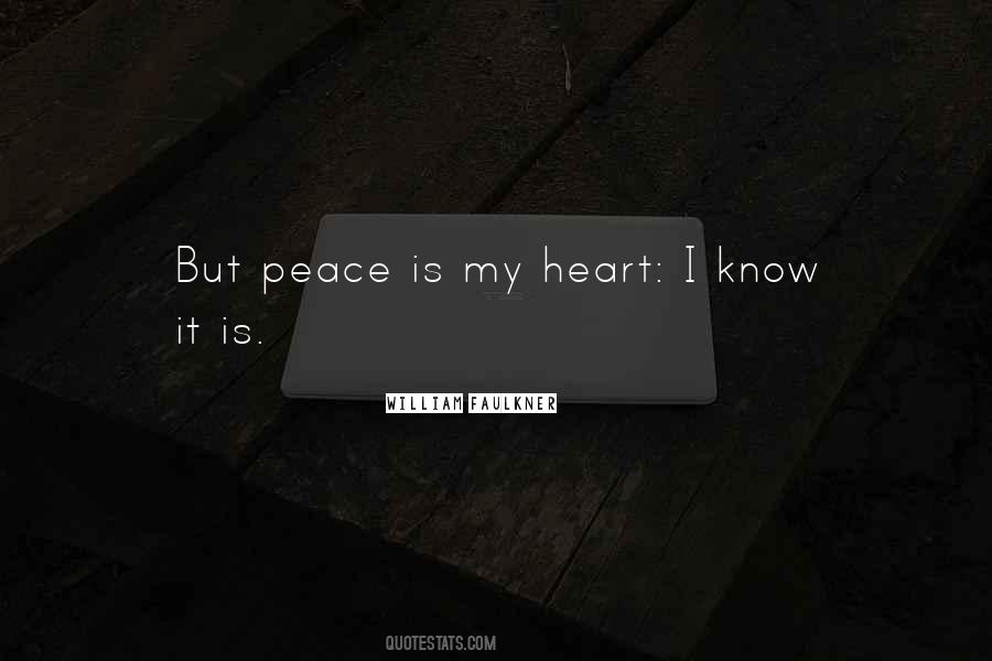 Peace Within Your Heart Quotes #103605