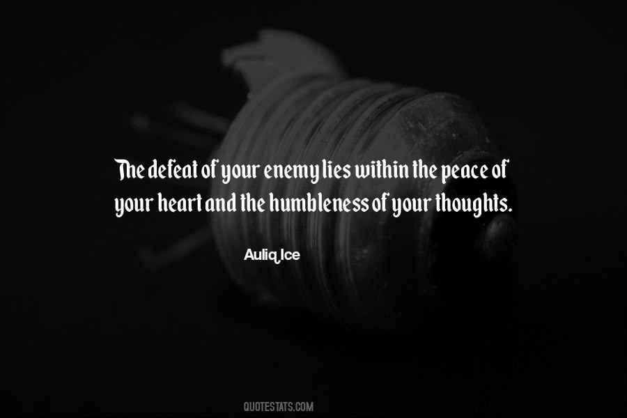 Peace Within Your Heart Quotes #1132717