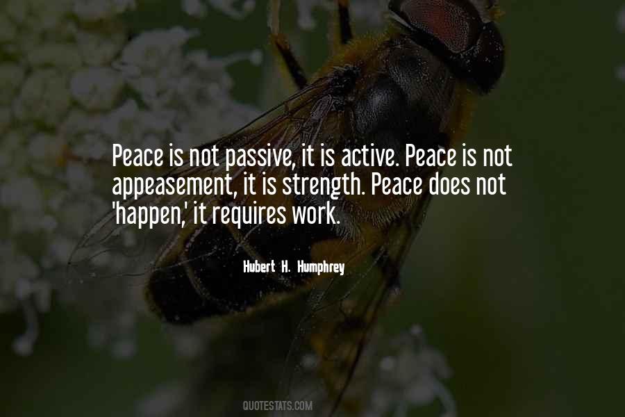 Peace Work Quotes #134678