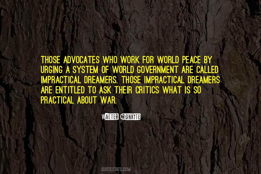 Peace Work Quotes #149717