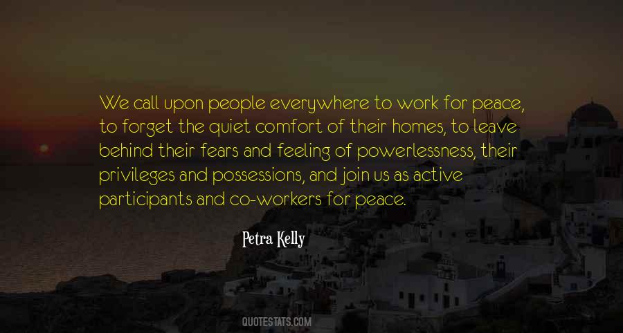 Peace Work Quotes #316371