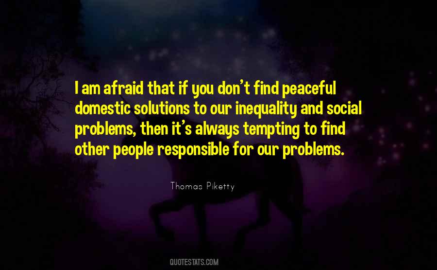 Peaceful Solutions Quotes #1507113