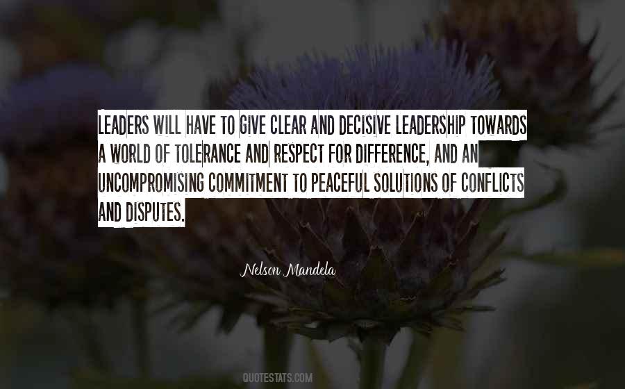 Peaceful Solutions Quotes #715802