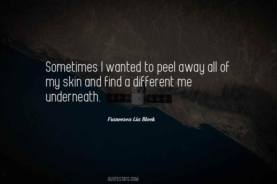 Peel Away Quotes #319397